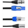 Cable combinado DMX EUROLITE 30227783, P-Con a XLR de 5 pines, 3 m de longitud