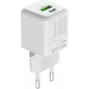 Cargador de red USB-C/A YENKEE YAC G38 20W 3A Power Delivery (USB-C y USB-A)