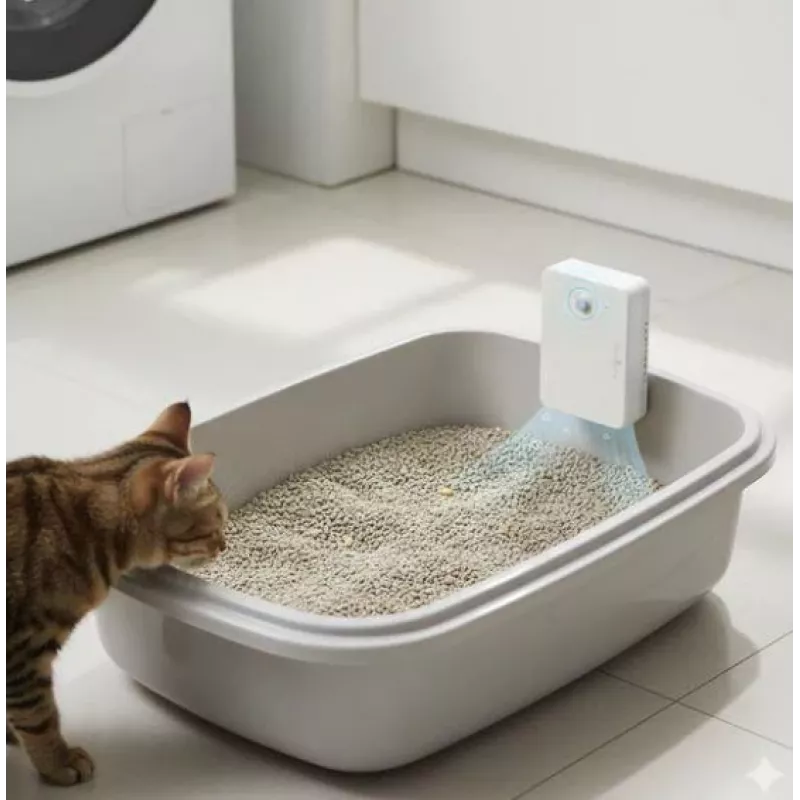 Desodorizador para arenero de mascotas Catlink CL-D-01 — ABS, blanco, 75×37×108 mm