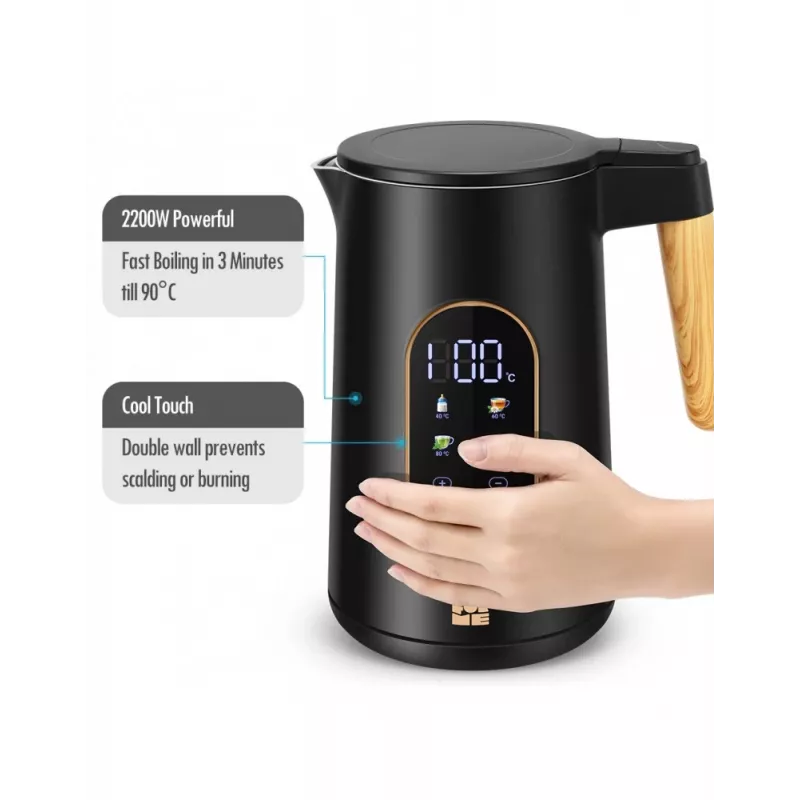 Hervidor eléctrico Forme FKG-5017 1,7 l 2200 W plata