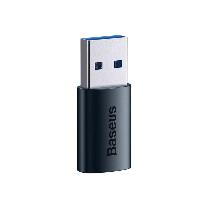 Baseus Ingenuity Adaptador USB-A a USB-C OTG (azul)