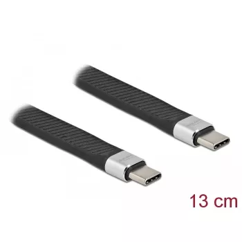 Cable plano FPC USB 2.0 DeLOCK 86940 USB Type-C a USB Type-C 13 cm
