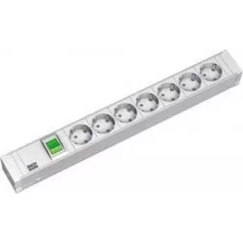 Protección contra sobretensiones Bachmann 333.000 Blanca 7 tomas de corriente AC 2 m
