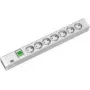 Protección contra sobretensiones Bachmann 333.000 Blanca 7 tomas de corriente AC 2 m
