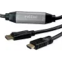 ROLINE Cable adaptador - DisplayPort macho a HDMI macho - 10 m - negro - compatible con 4K 60 Hz (3840 x 2160)