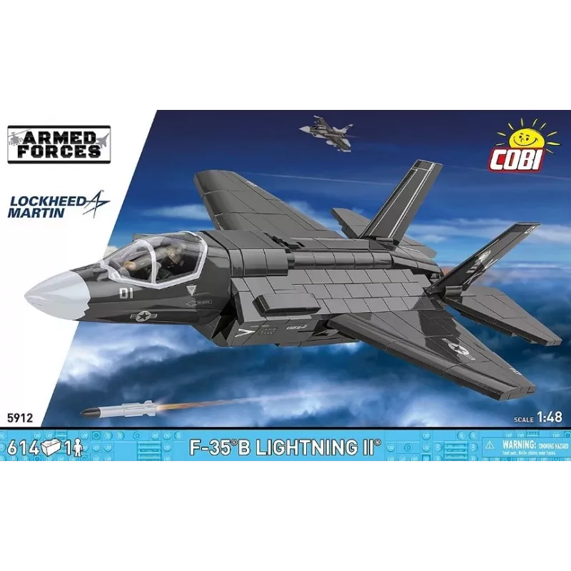 Bloques de construcción F-35B Lightning II - 614 piezas