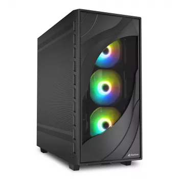 Sharkoon REBEL C80M RGB Midi-Tower Negra