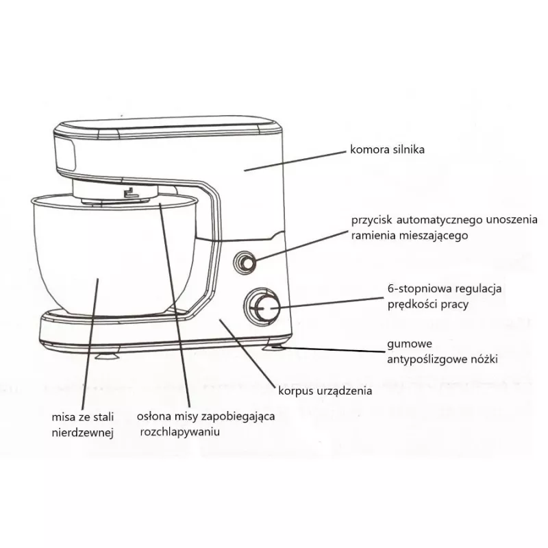 AMASADORA PLANETARIA MAESTRO MR-560