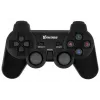 VAKOSS GP-4705BK mando inalámbrico USB, PC/PS3, vibración dual shock, analógico/digital, negro