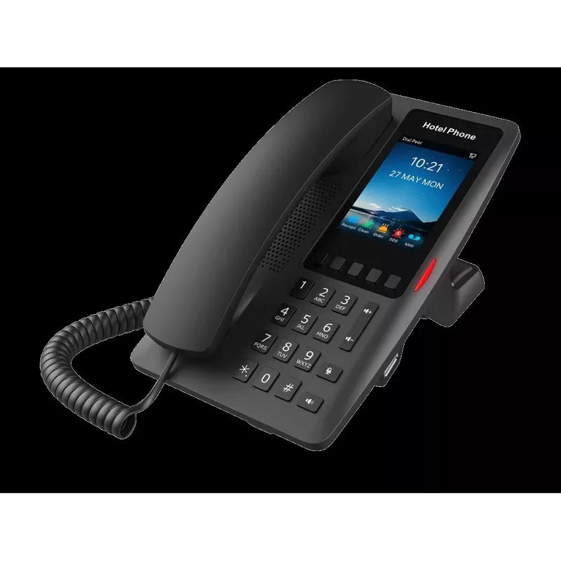 Teléfono IP Fanvil H6W negro WLAN Bluetooth – teléfono de sobremesa VoIP Fanvil H6W negro con WLAN y Bluetooth