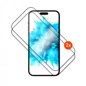 Protector de pantalla de vidrio fijo | Apple | iPhone 17 Pro Max | Vidrio | Negro