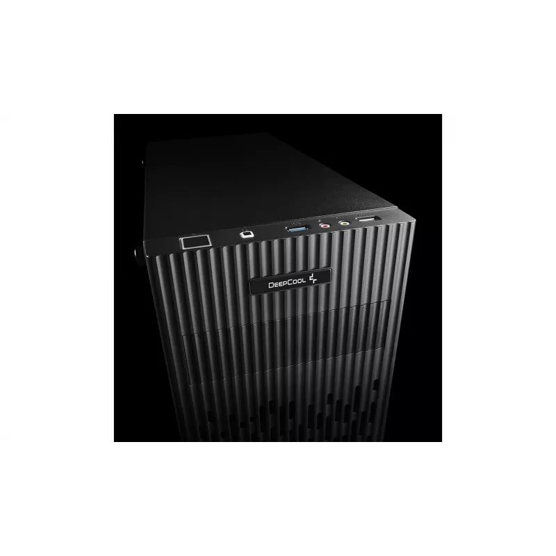 Caja de PC DeepCool Matrexx 30 mini torre — Micro ATX, cristal templado, 3x3,5