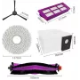 Set de repuesto para robot aspirador Midea V15 — 1 cepillo lateral, 2 mopas