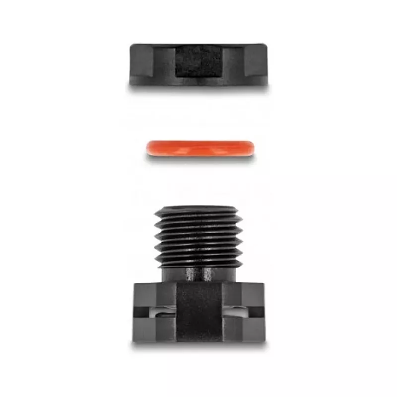 Tapón de ventilación DeLOCK M12 negro 2 uds. poliamida