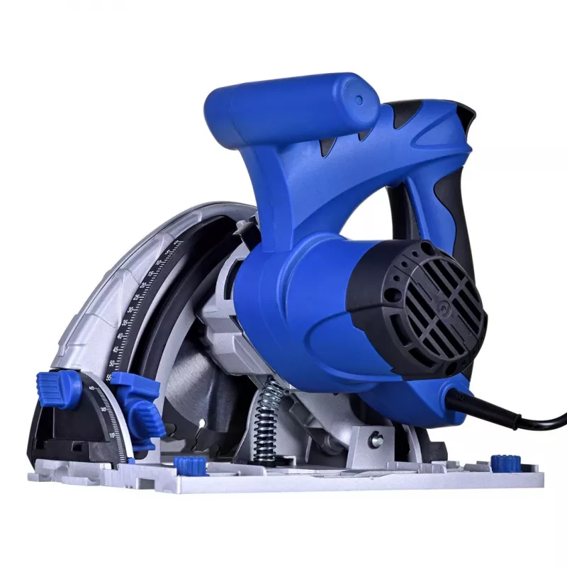 Sierra circular Scheppach PL55, 1200 W, 230 V, disco Ø160 mm, 24 dientes, profundidad de corte 49,5 mm (90°), basculante, madera