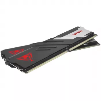 DIMM 16 GB DDR5-5600 (2x 8 GB) kit dual, memoria RAM negra/blanca, PVV516G560C40K, Viper Venom, INTEL XMP
