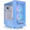 Ceres 350 MX, caja de torre azul claro, cristal templado x 2