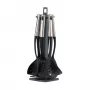 Set de utensilios de cocina JATA HACC4624 7 uds. negro acero inoxidable resistente al calor hasta 210 °C