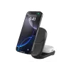 Cargador de interior Belkin UltraCharge 25w Qi2 2en1 Magnético USB-C negro redondo
