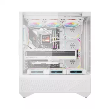 Caja de ordenador Darkflash DY460 ATX blanca