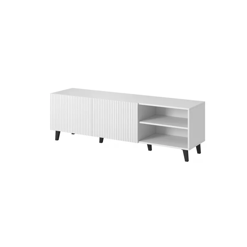 Mueble RTV Cama PAFOS 150x42x52 blanco mate