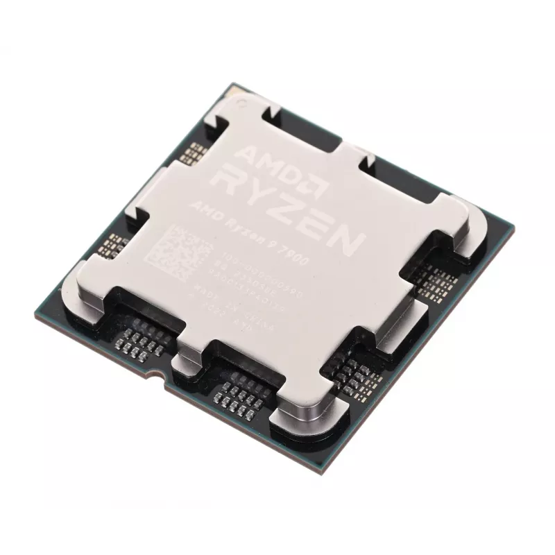 Procesador AMD Ryzen 9 7900 12C/24T, 3,7-5,4 GHz, 64 MB, 65 W, AM5