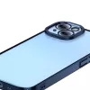 Set de funda protectora y cristal templado Baseus para iPhone 14 Plus – Glitter transparente azul