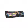 Teclado Logickeyboard LKB-EDIUS-A2PC-FR universal USB AZERTY francés Negro