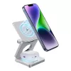 Cargador inalámbrico BlitzWolf BW-IW30 estación de carga rápida 3 en 1 para iPhone y Samsung, carga inalámbrica de 3 dispositivos
