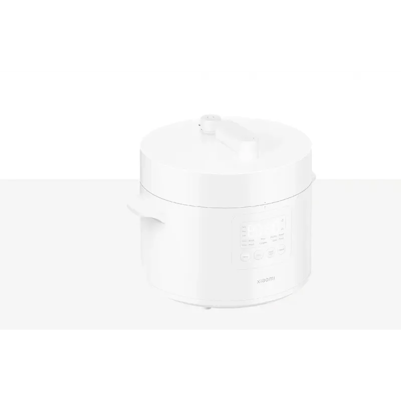 Olla a presión eléctrica rápida Xiaomi 4,8 L – 1000 W, blanca, olla extraíble, pantalla