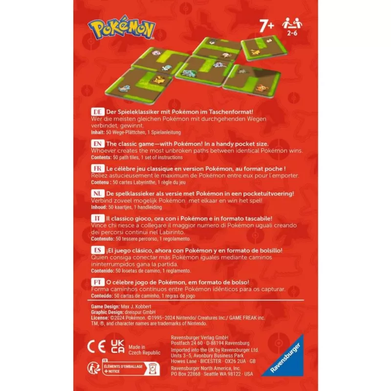 Pokémon Labyrinth Connect, juego de mesa