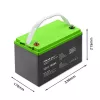 Batería de gel QOLTEC 53080 12V 100Ah — batería recargable sellada para suministro de emergencia
