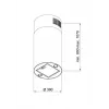 Campana extractora MAAN Elba 2 39, filtro antigrasa de aluminio, control electrónico con indicador y mando a distancia, dorado brillante, Ø390 mm