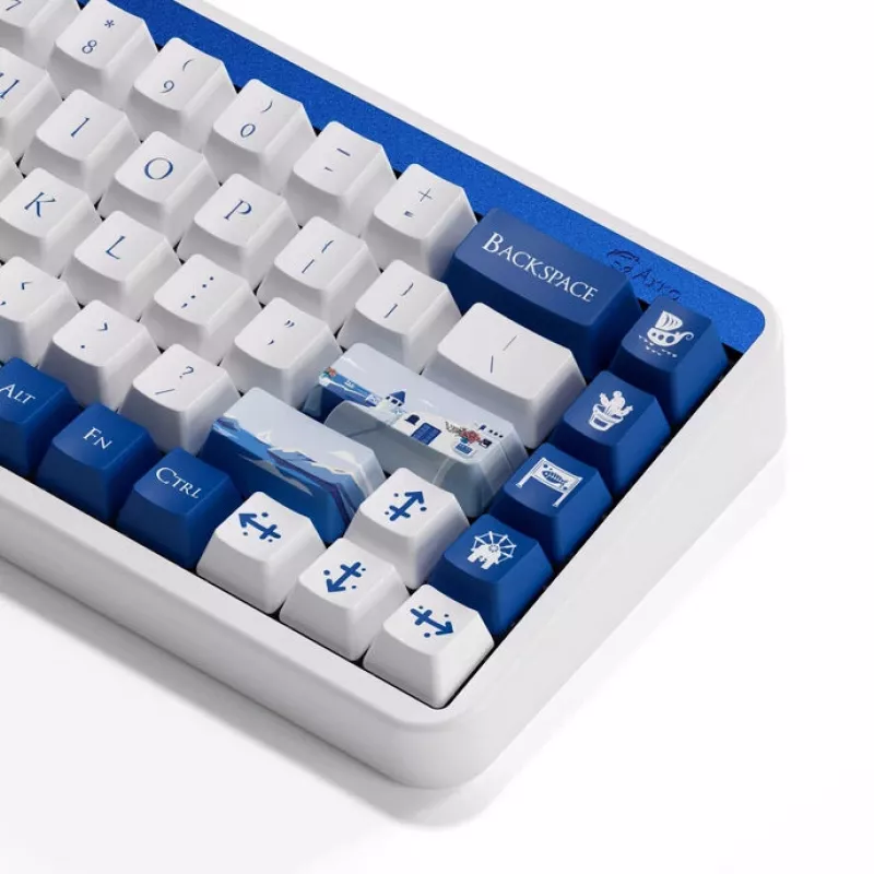 Teclado mecánico AKKO JIN 01 Santorin 65% con interruptores Rosewood, diseño ANSI