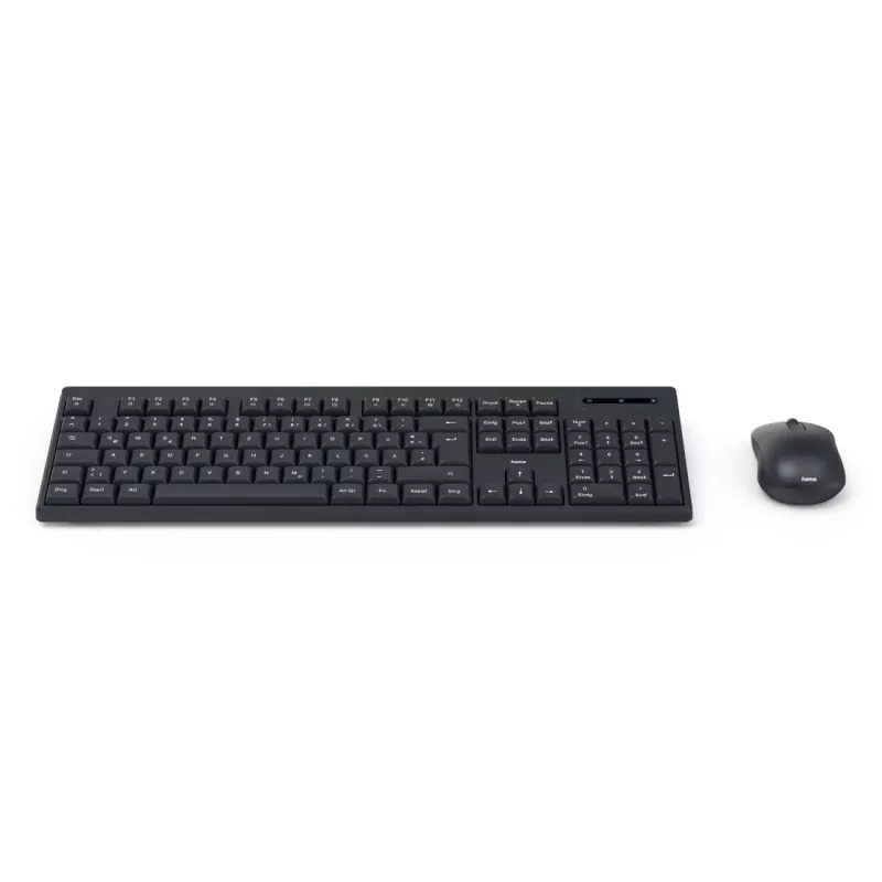 Conjunto de teclado y ratón WKM-100 negro