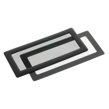 Filtro antipolvo DEMCiflex Standard para 2 ventiladores de 40 mm, negro, 130,7×60 mm