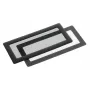 Filtro antipolvo DEMCiflex Standard para 2 ventiladores de 40 mm, negro, 130,7×60 mm