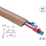 Funda para cables DELOCK 20764 marrón PVC 1 unidad