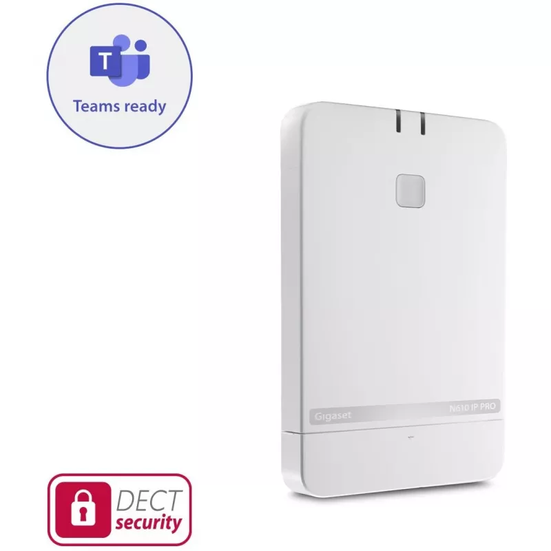 Estación base IP DECT Gigaset N610 y terminal S700H Pro (S30852-H2735-R102)