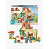 Juguete de construcción LEGO DUPLO cuidado de animales de granja set 10416 — 74 piezas, 2 minifiguras, edad 2+