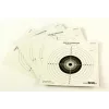 Dianas de papel broń.pl 17 × 17 cm, papel, 100 uds.