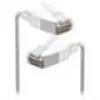 Cable de red Ubiquiti UACC-Cable-Patch-EL-C6A-0.3M-W RJ-45 Cat6a 0,3 m transparente blanco