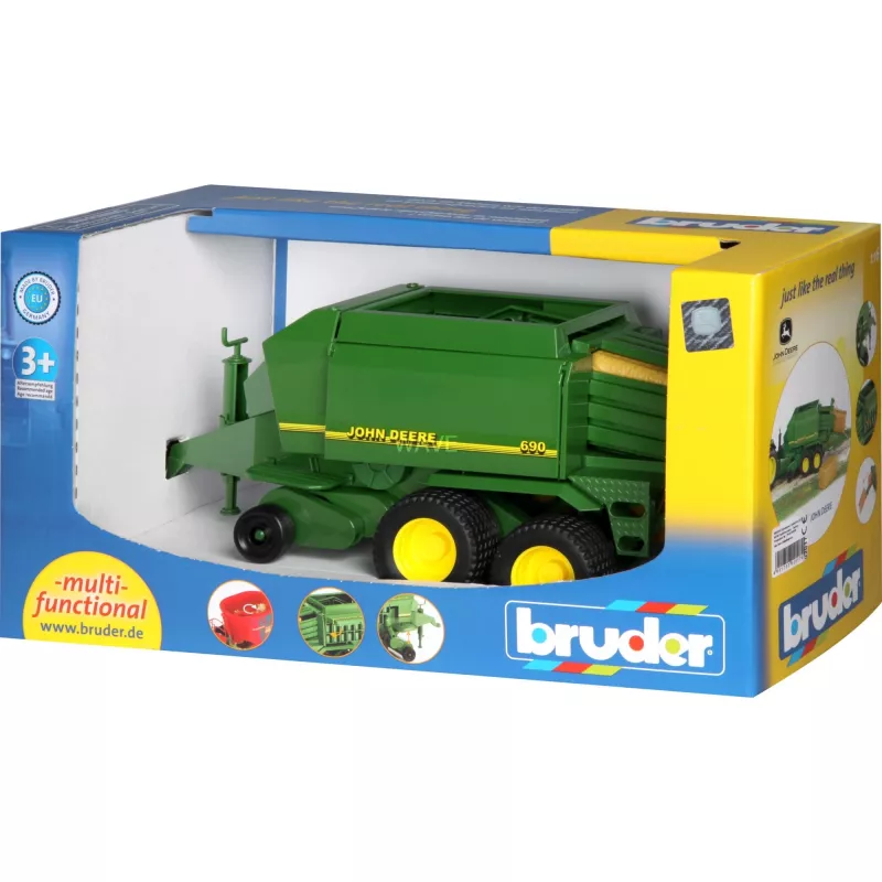 Vehículo de juguete y circuito de juego BRUDER 02017, plástico, apto a partir de 3 años, colores negro/verde/amarillo
