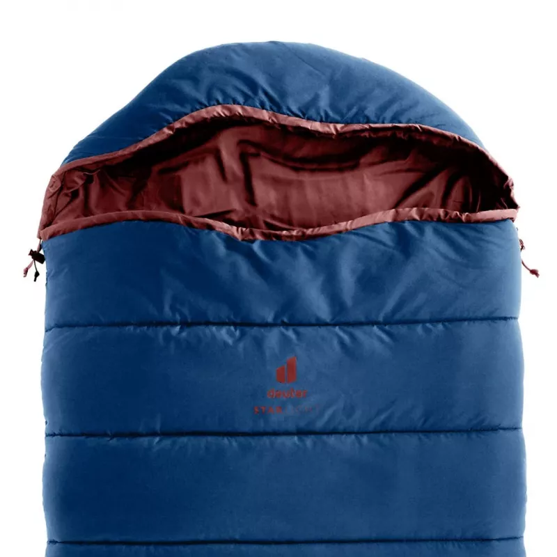 Saco de dormir infantil Deuter Starlight SQ (130-170 cm) - nightblue/redwood