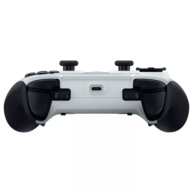 Mando inalámbrico Razer Raiju V3 Pro para PS5/PC, botones Pro, diseño simétrico - blanco
