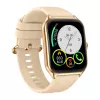 Smartwatch Zeblaze GTS 4 — 4,93 cm (1,94 inch) AMOLED 466×466 px, pantalla táctil, Wi‑Fi, caja de metal, correa de silicona beige
