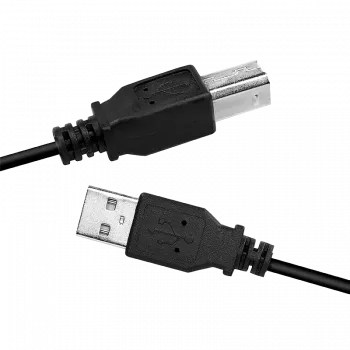 Cable USB LogiLink CU0007B USB 2.0 2 m USB A USB B negro