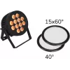 Foco PAR LED EUROLITE 12x9W SCL Spot con 2 difusores 15° y 40°