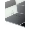 Reloj NeXtime 8171 Cubic, 43,5x37 cm, pared, negro/blanco/gris