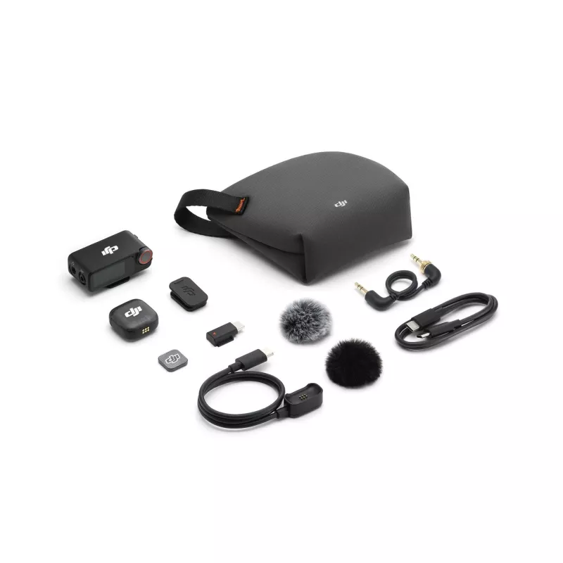 Sistema de micrófono DJI Camera Acc Mic 3 (1× transmisor + 1× receptor)